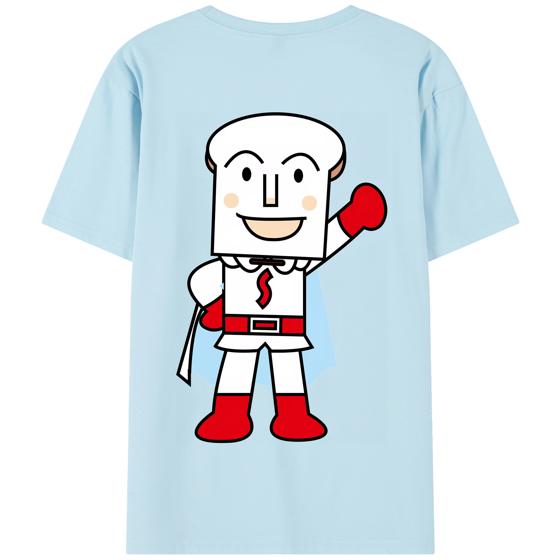 （画像用） アンパンマン Anpanman 綿100％半袖Tシャツ（背面プリント）